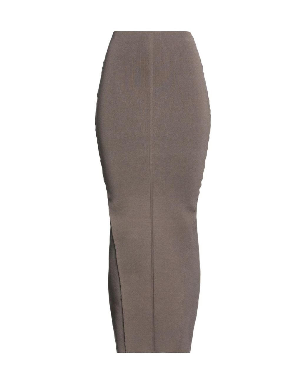 Rick Owens Gray Long Skirts