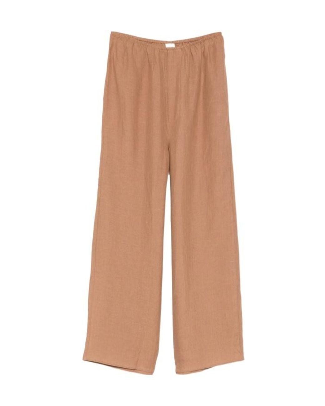 Baserange Natural Elastic Waist Casual Pants