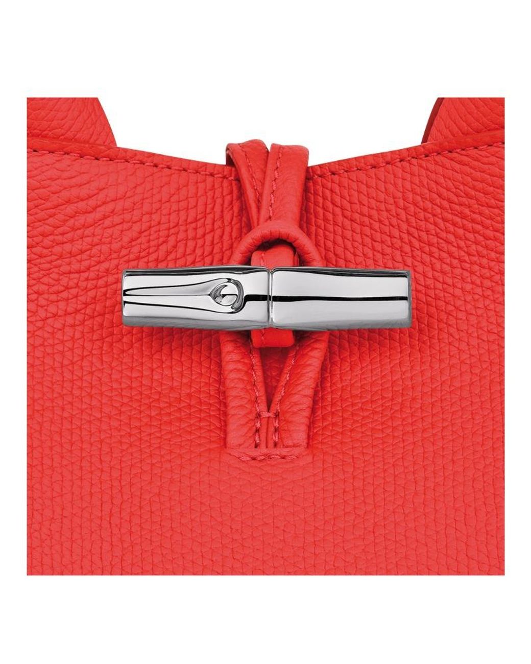 Longchamp Red S Le Roseau Tote Bag