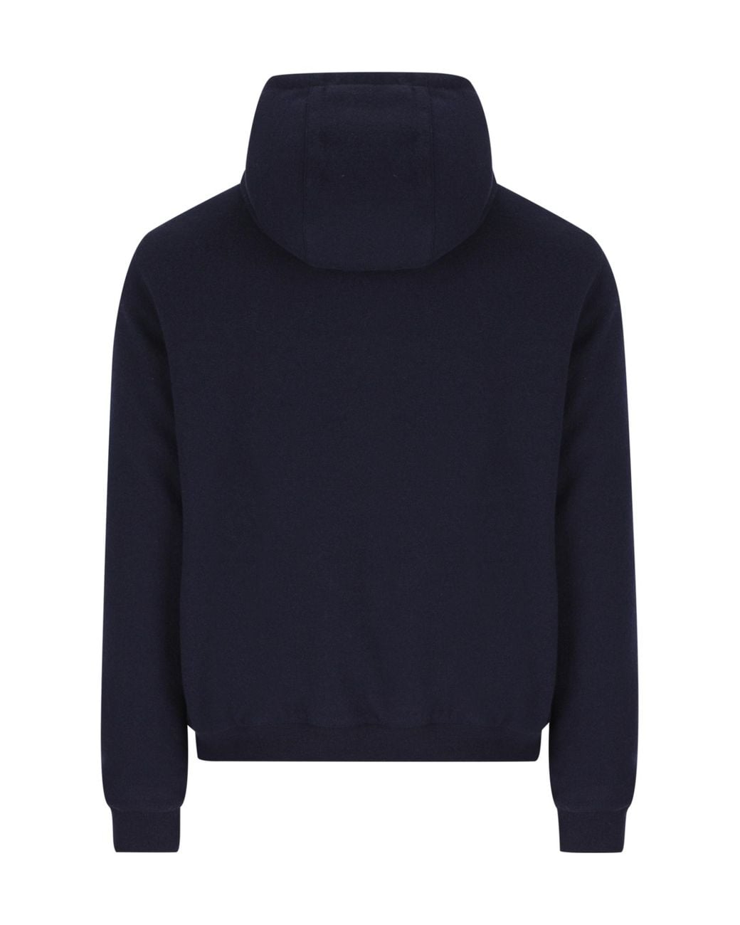 Moorer Black Zip-Up Hooded Jacket for men