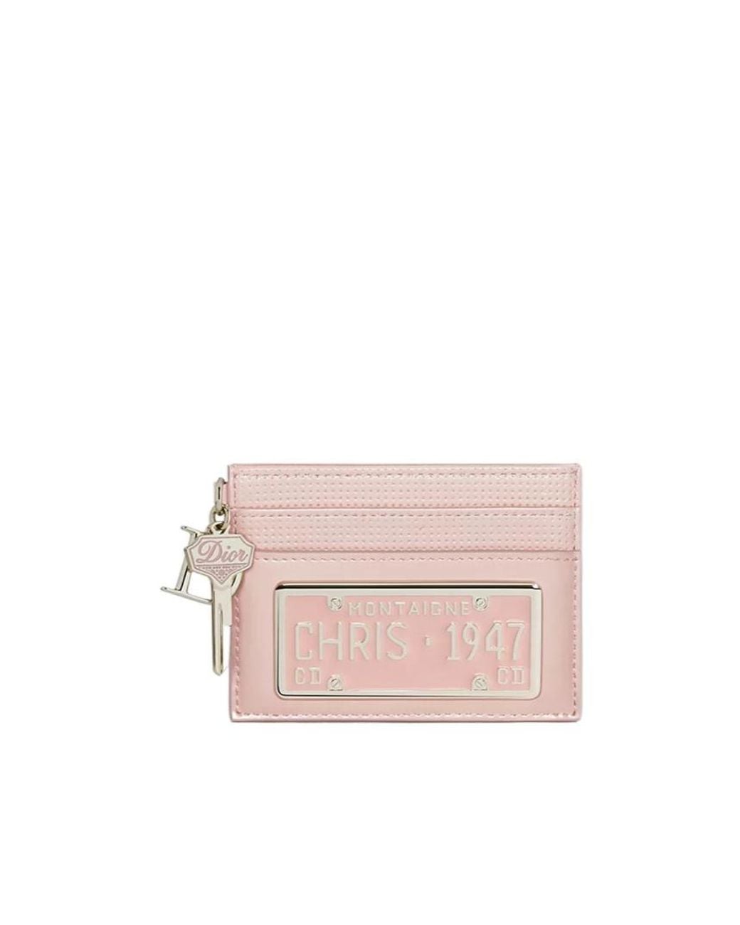 Dior Pink Saddle Freesia Card Holder