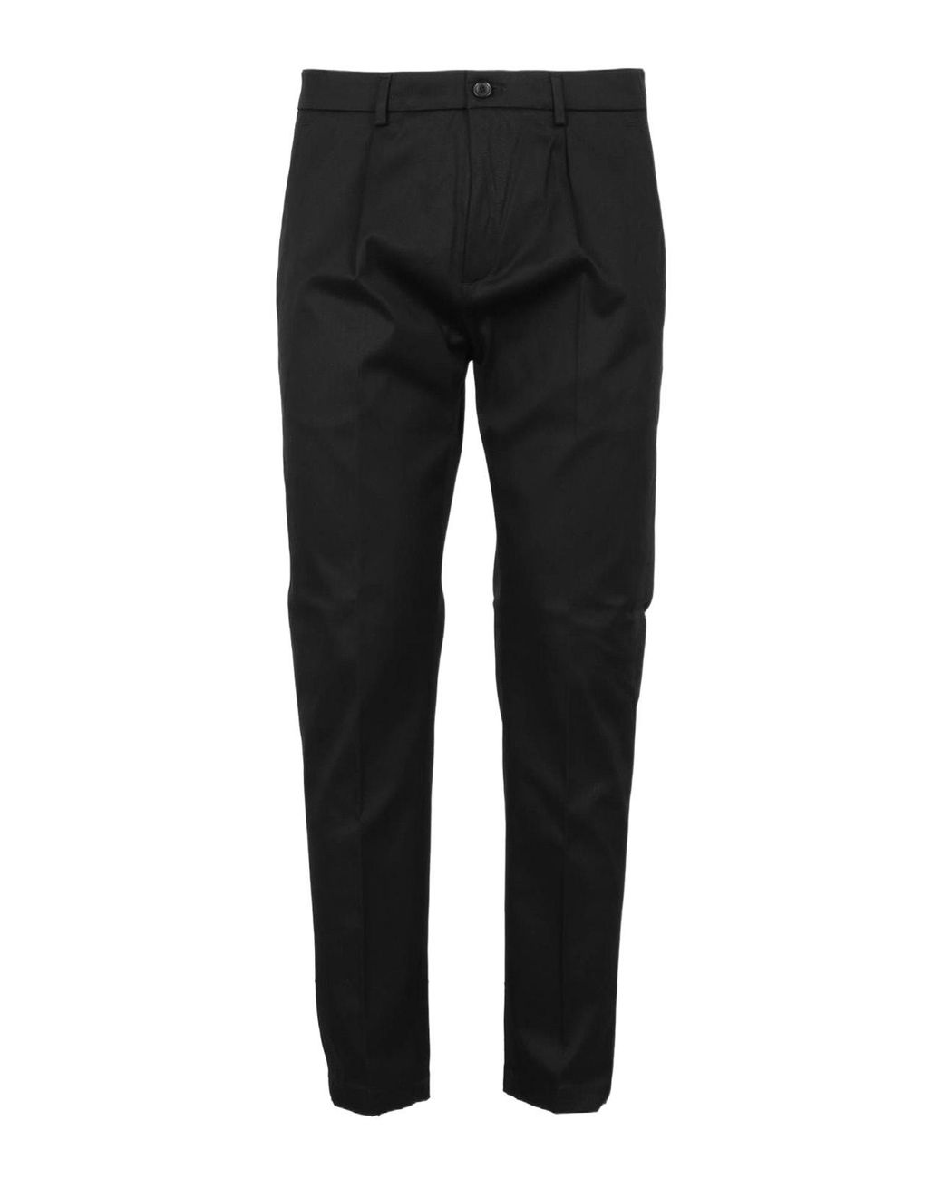 Department 5 Black Slim-Fit Chino Trousers for men