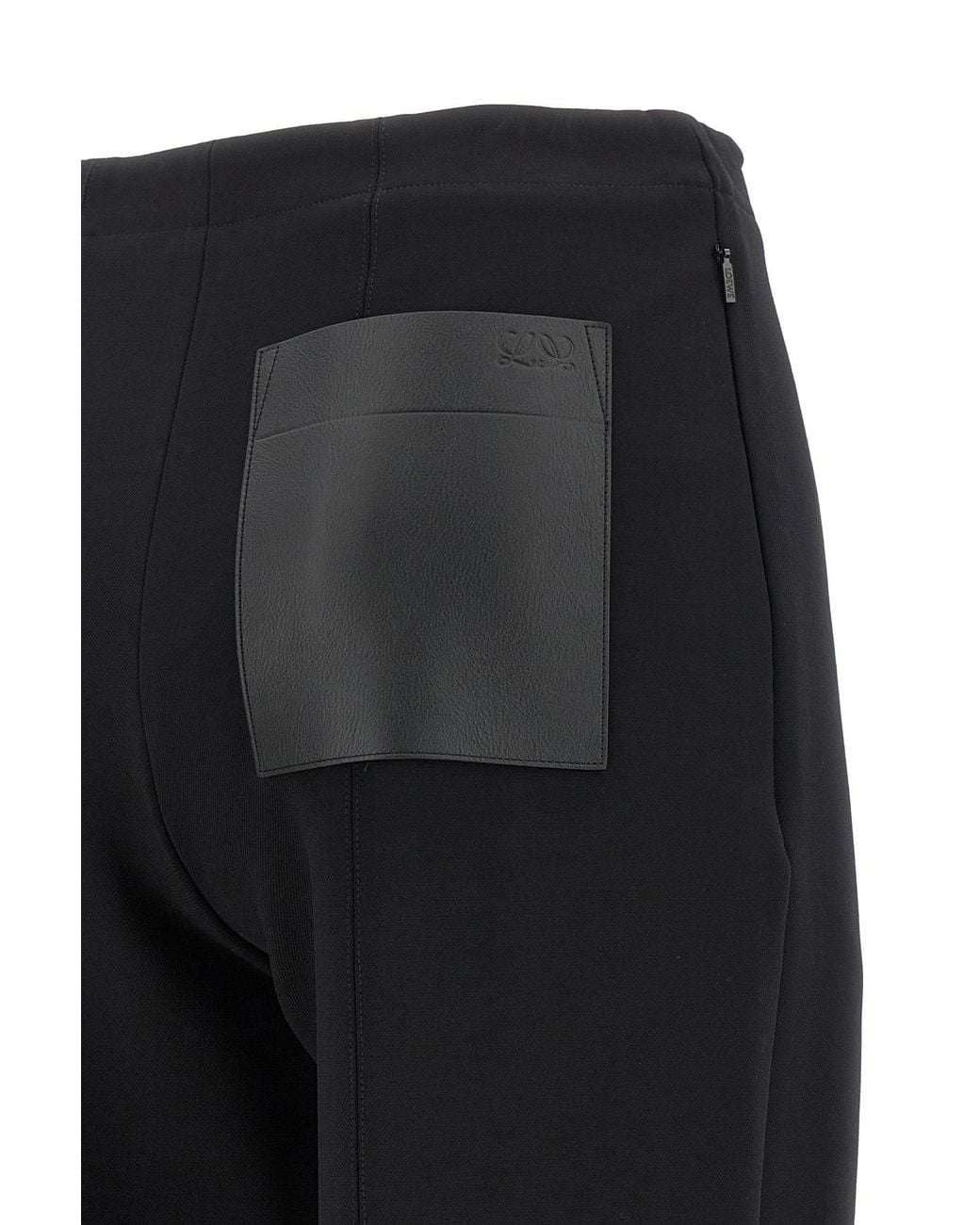 Loewe Black Stirrup Trousers