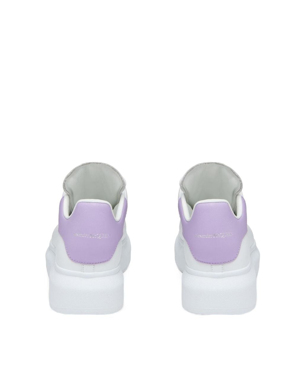 McQueen White Oversized Lace-Up Sneakers