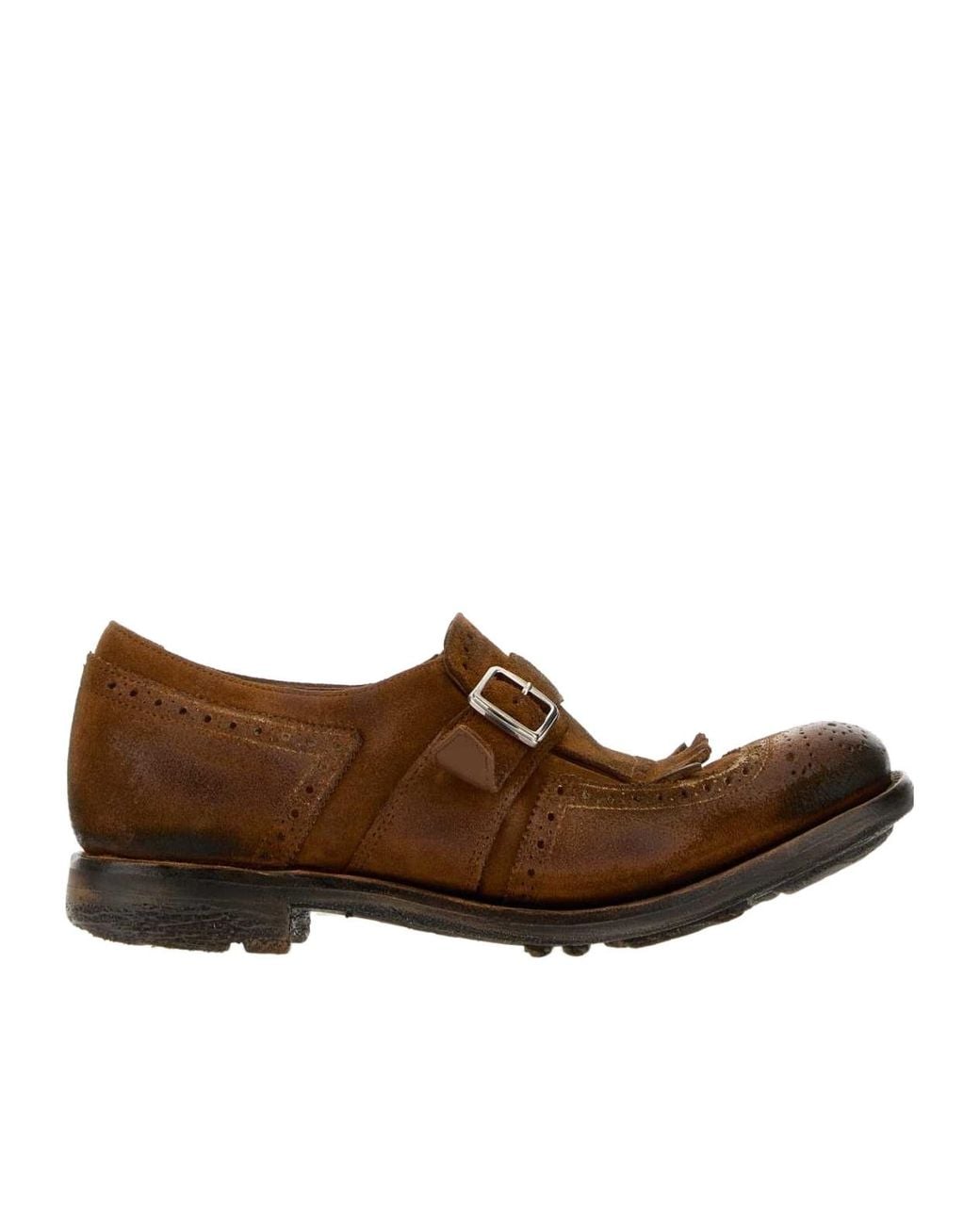 Church's Brown Buckle Detailed Brogues