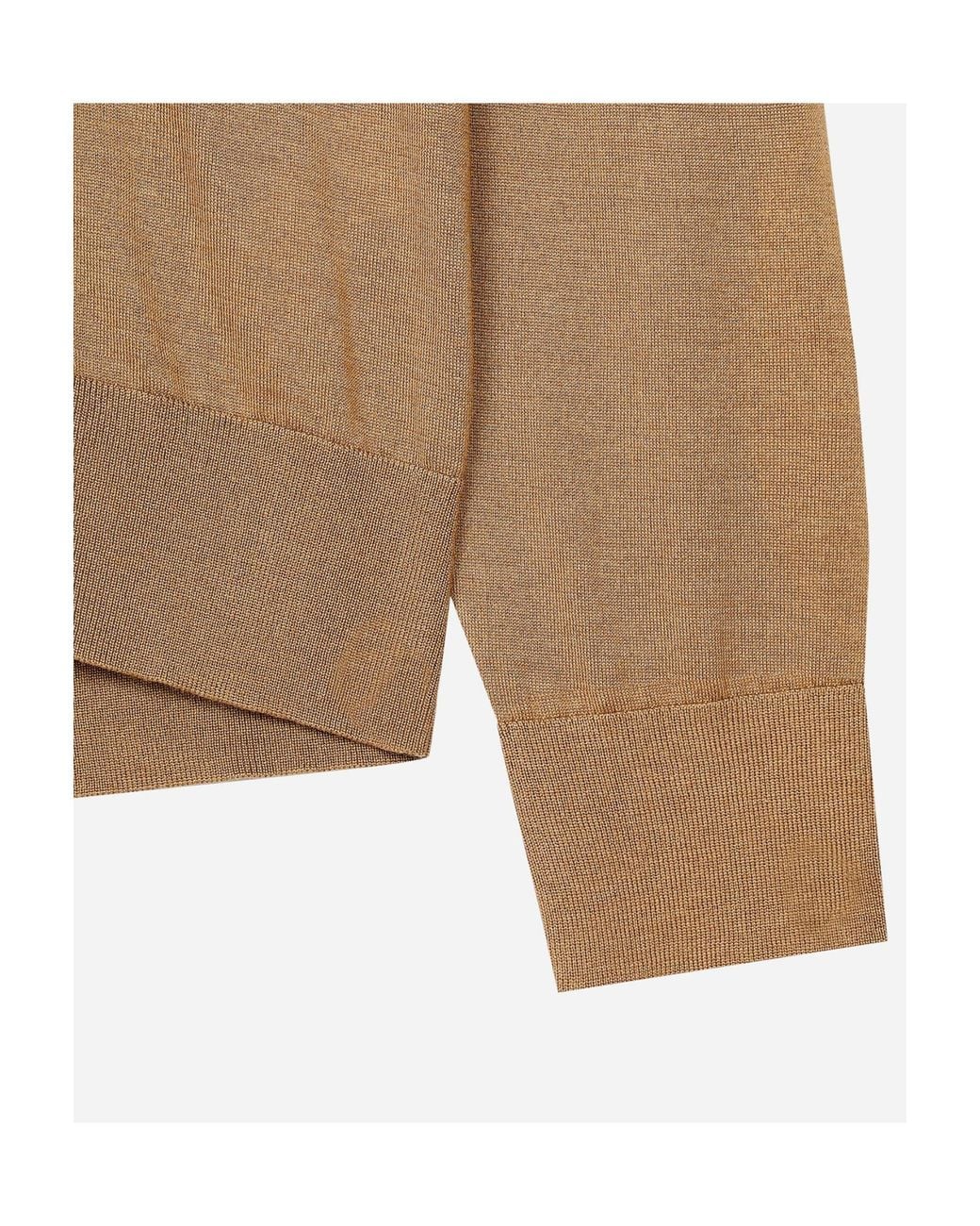 Dolce & Gabbana Brown Roll-Neck Jumper for men