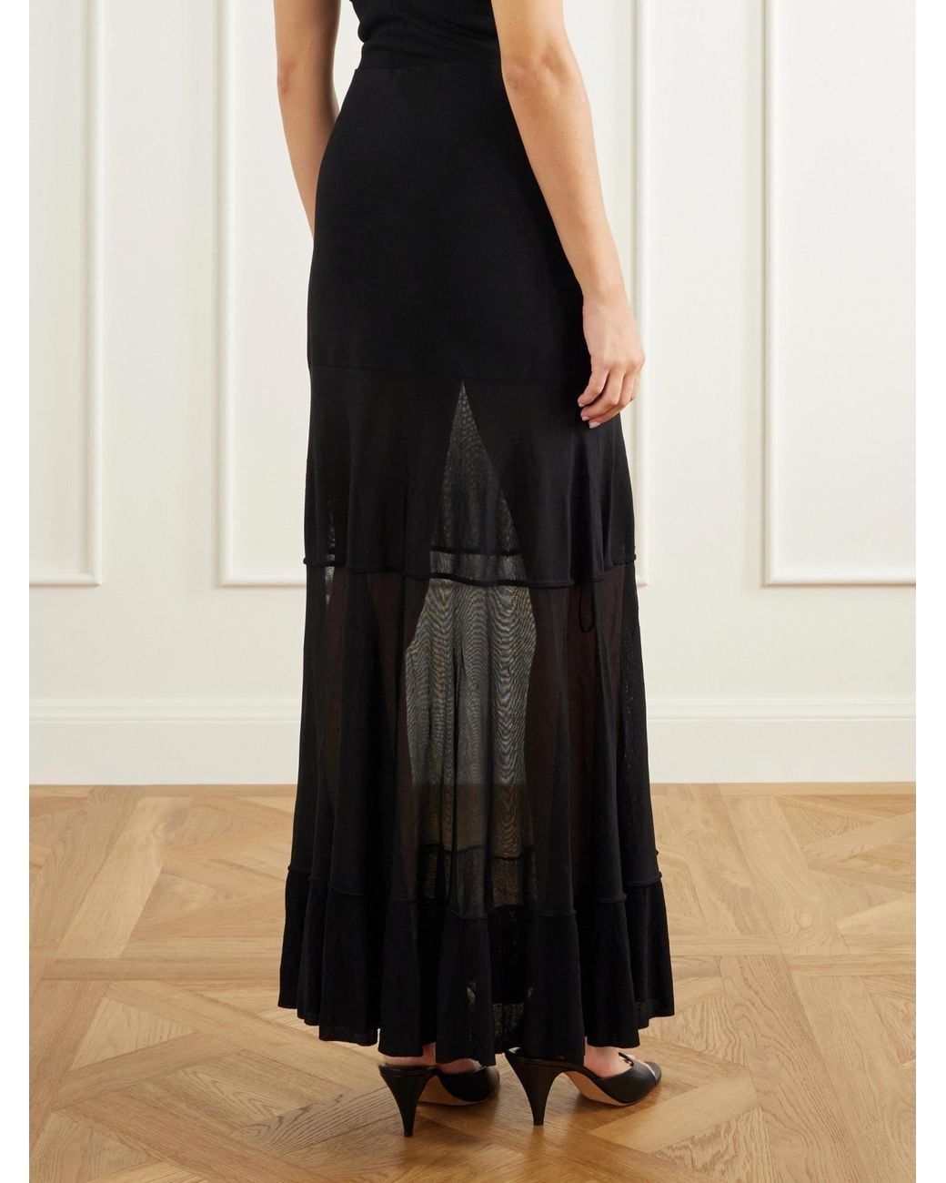 Altuzarra Black Casual Midi Skirt