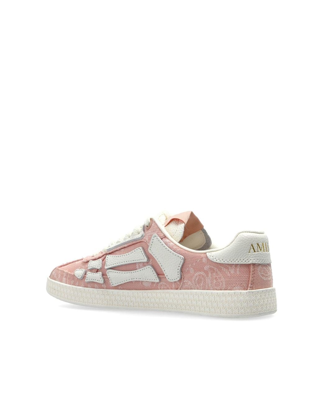 Amiri Pink Sports Shoes "Bandana Denim Pacific Bones"
