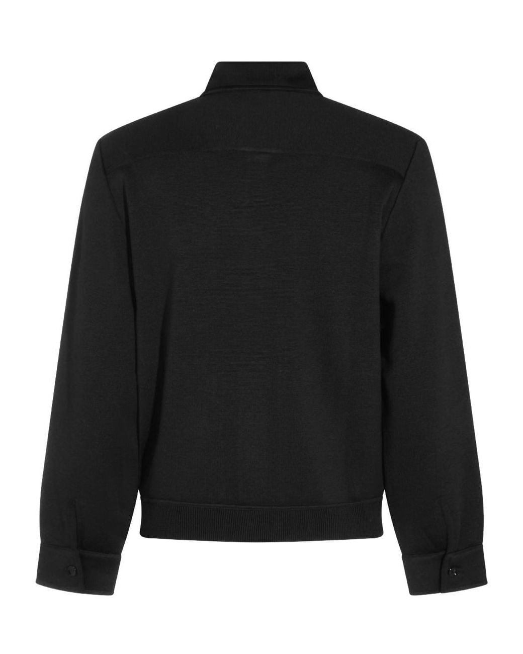 Lardini Black Button-Up Shirt Jacket for men