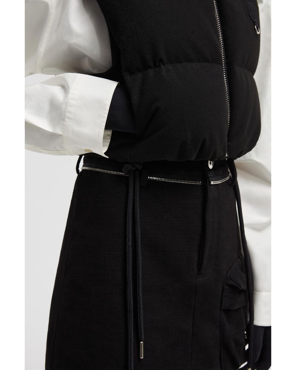 Moncler Black X Willow Smith Alexi Hooded Down Vest