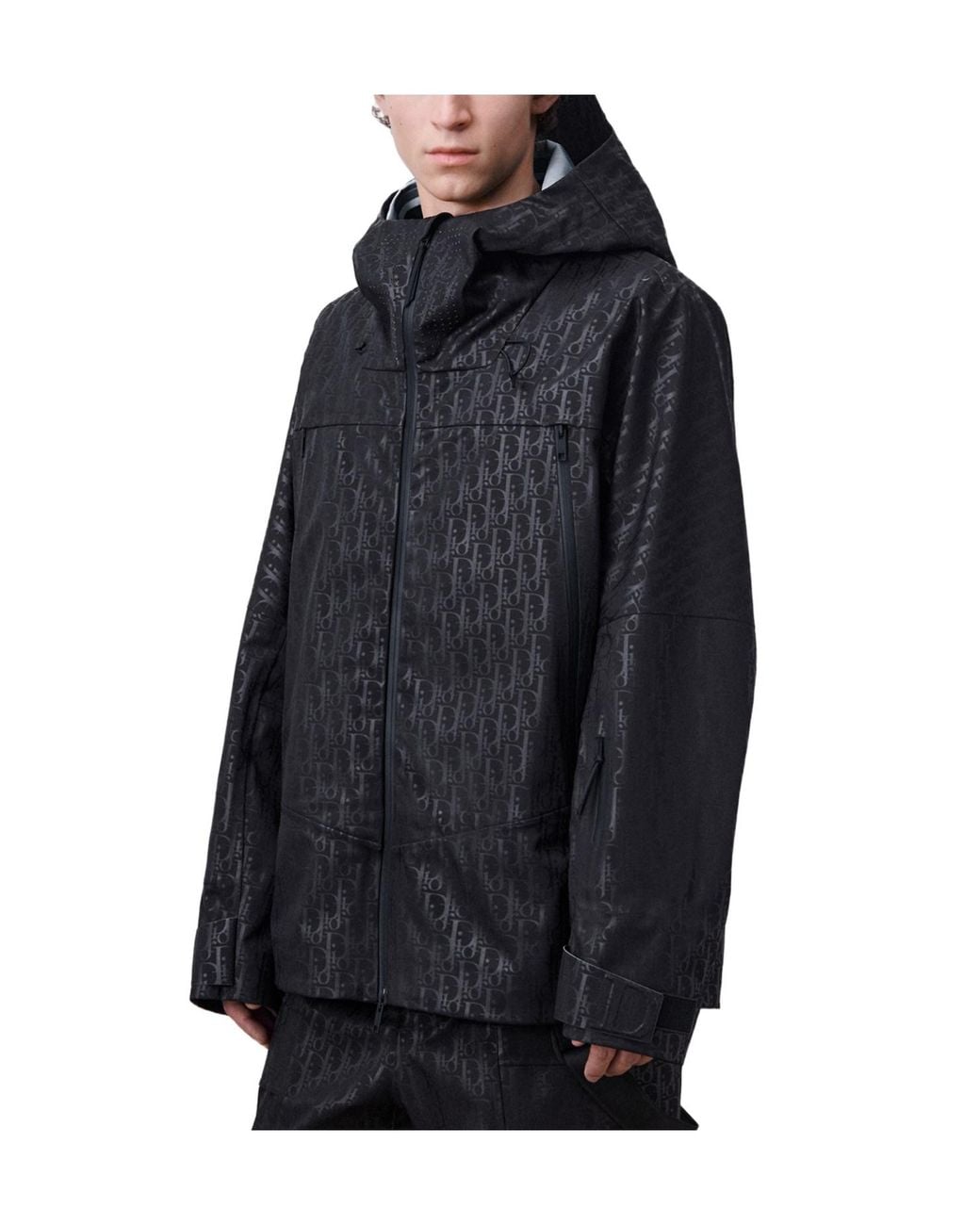 Dior Blue Alps Oblique Shell Jacket for men