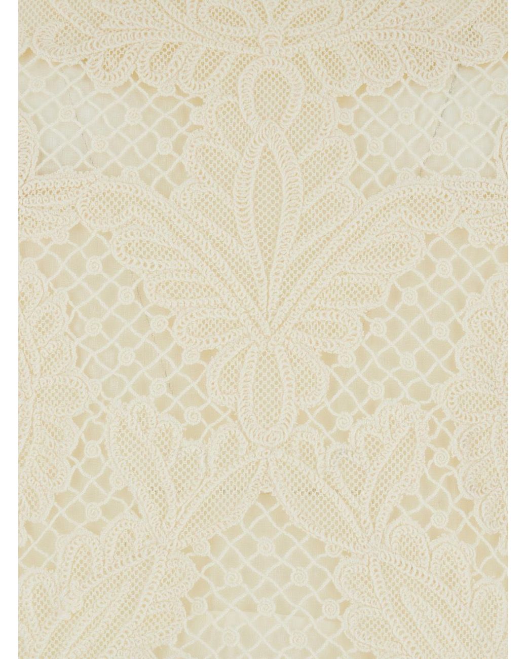 Twinset Natural Embroidered Detail Sleeveless Top