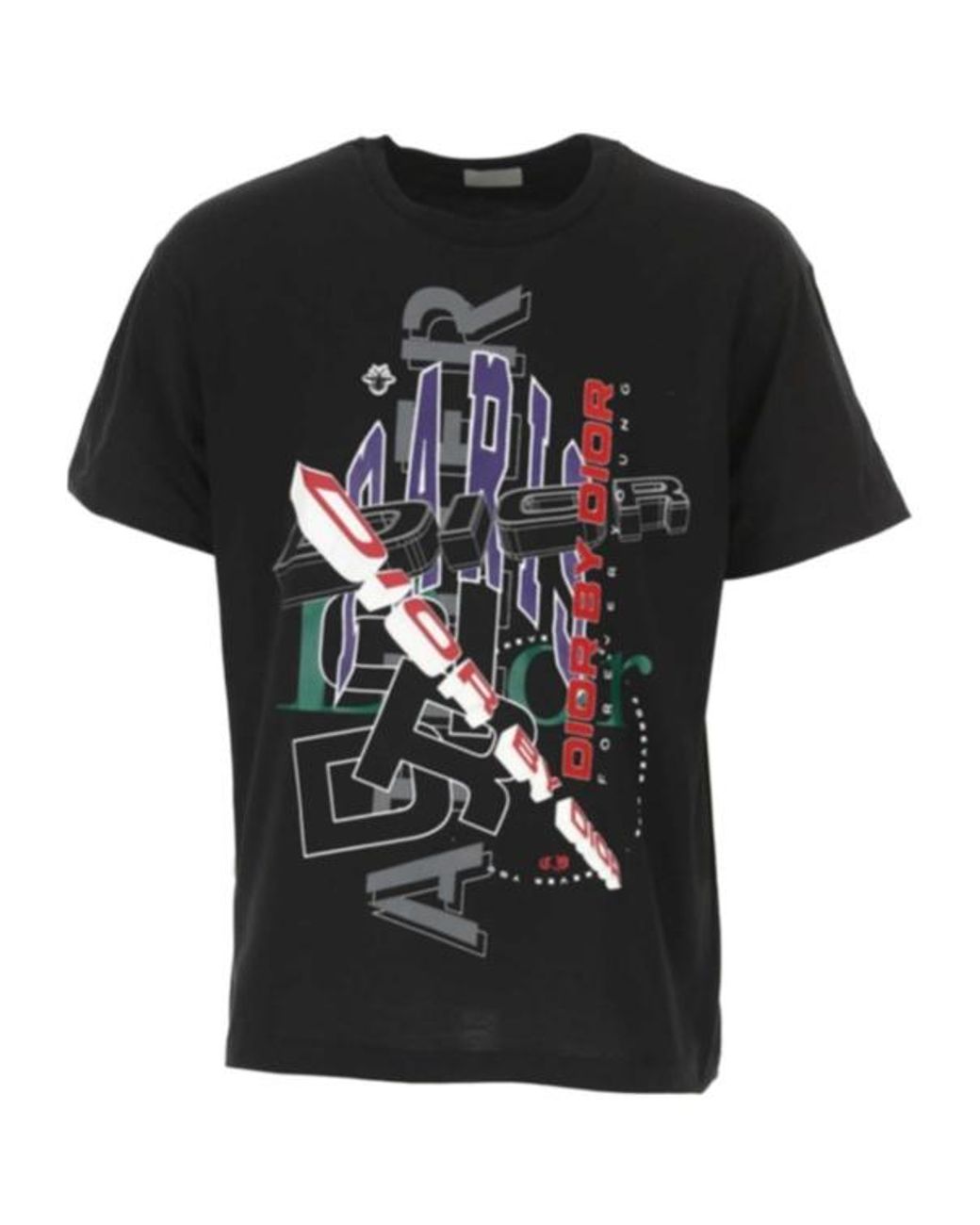 Dior Black Short-Sleeved T-Shirt for men