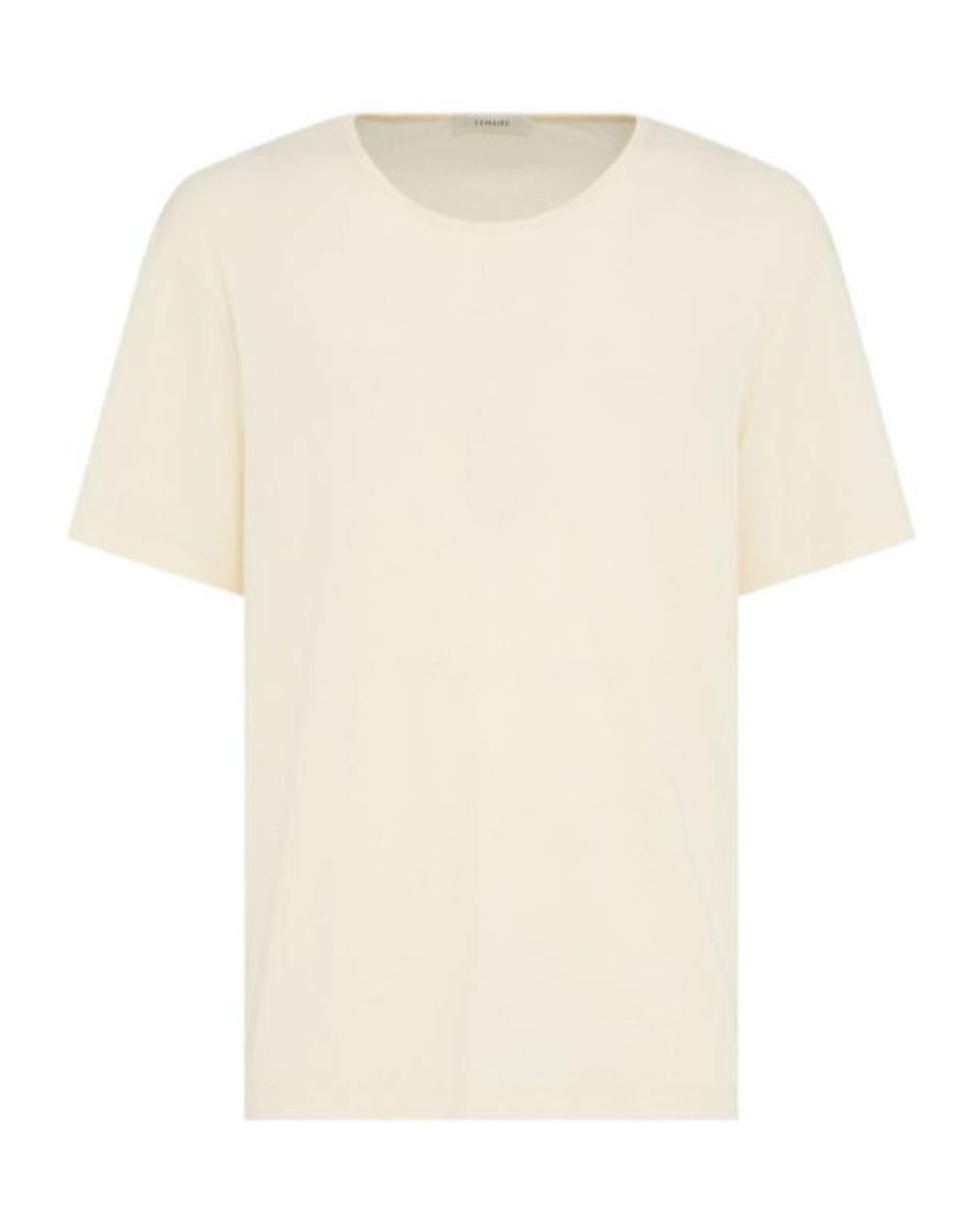 Lemaire White Rib T-Shirt for men