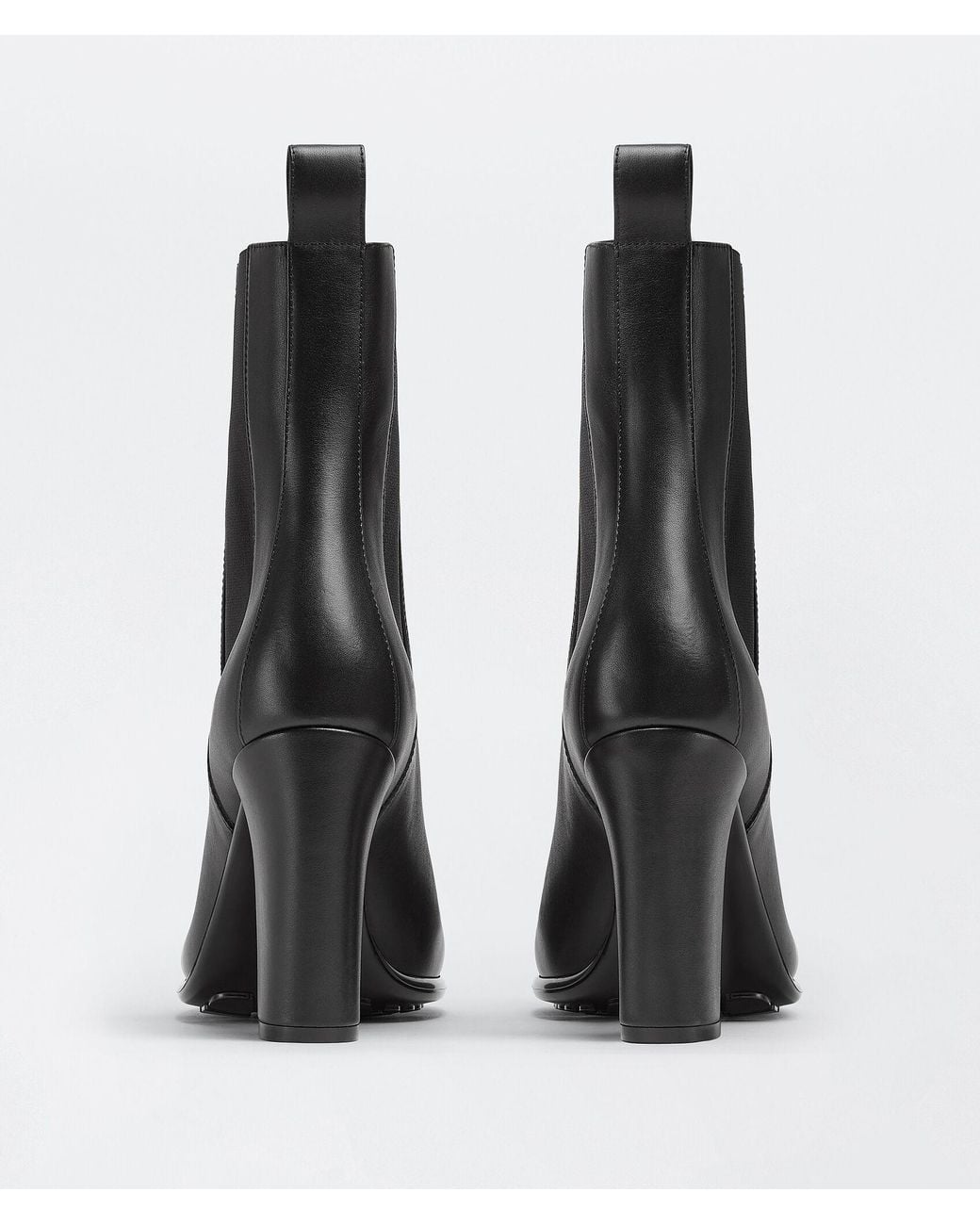 Bottega Veneta Black Strom Heeled Chelsea Boots
