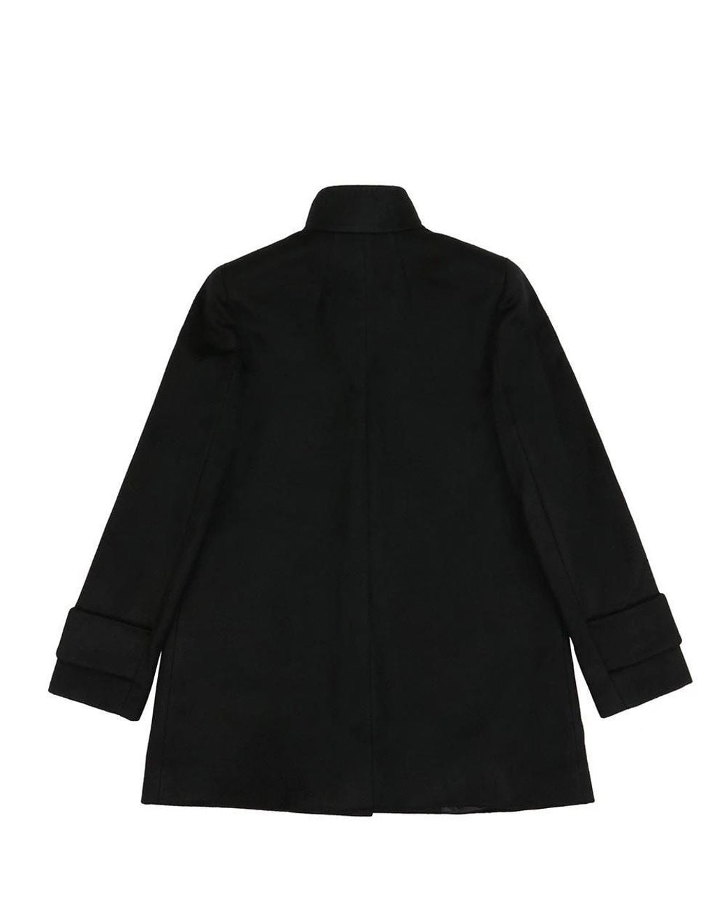 Max Mara Black Single-Breasted Coat
