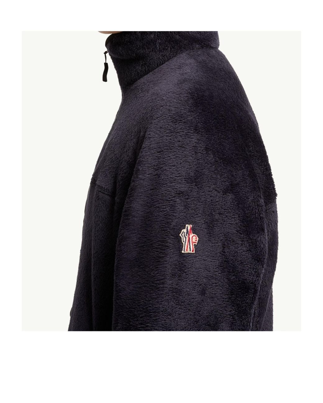 Moncler Blue Polartec Sweatshirt for men