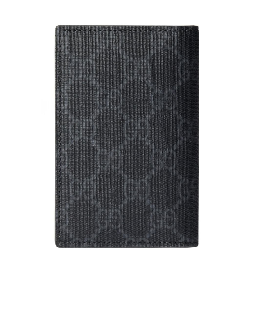 Gucci Gray Monogrammed Bifold Cardholder for men