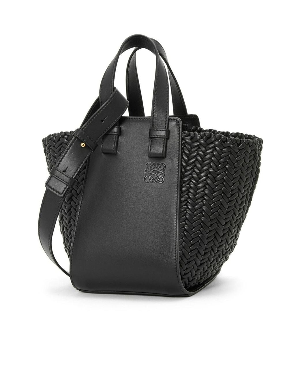Loewe Black Compact Hammock Bucket Bag