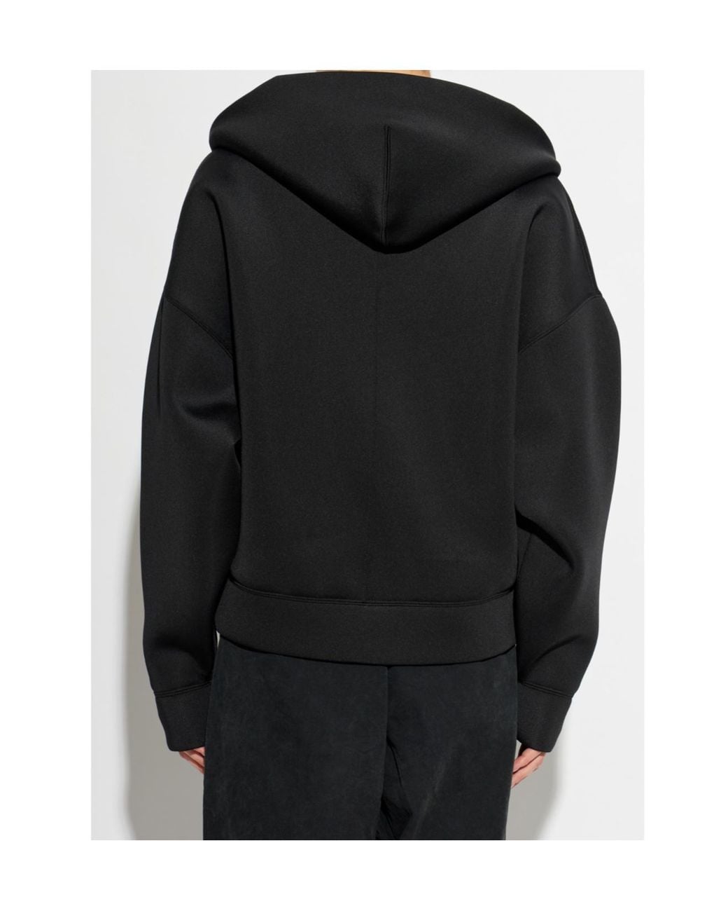 Entire studios Black Zip-Up Oversized Hoodie for men