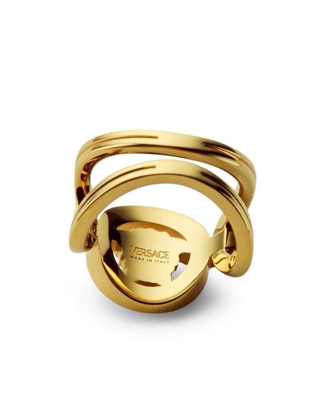 Versace Metallic Medusa Polished Finish '95 Ring