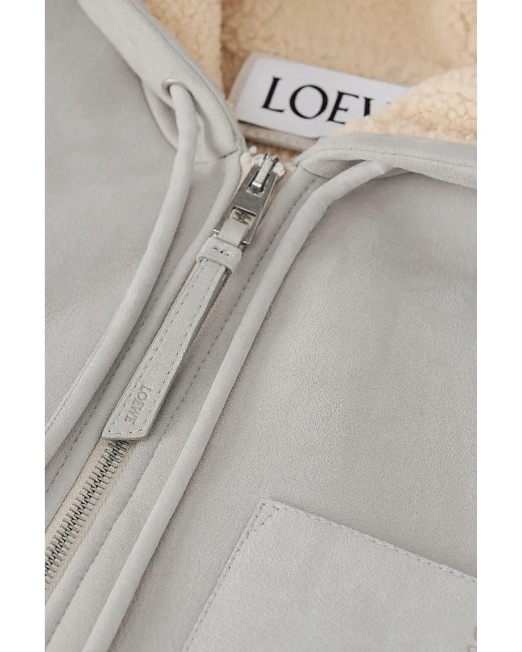 Loewe Gray Hooded Vest
