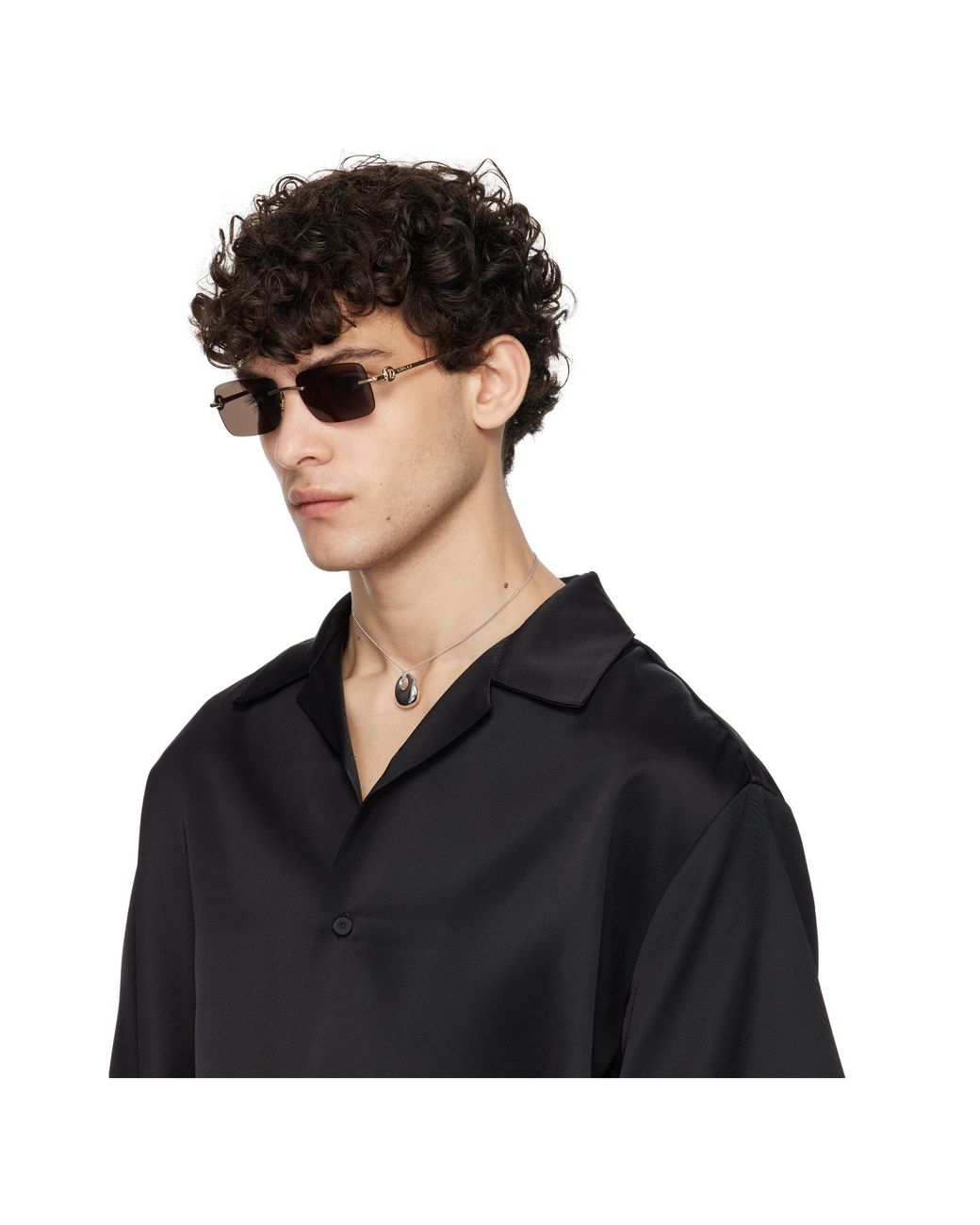 Gucci Multicolor Eyewear Rectangular Frame Sunglasses for men