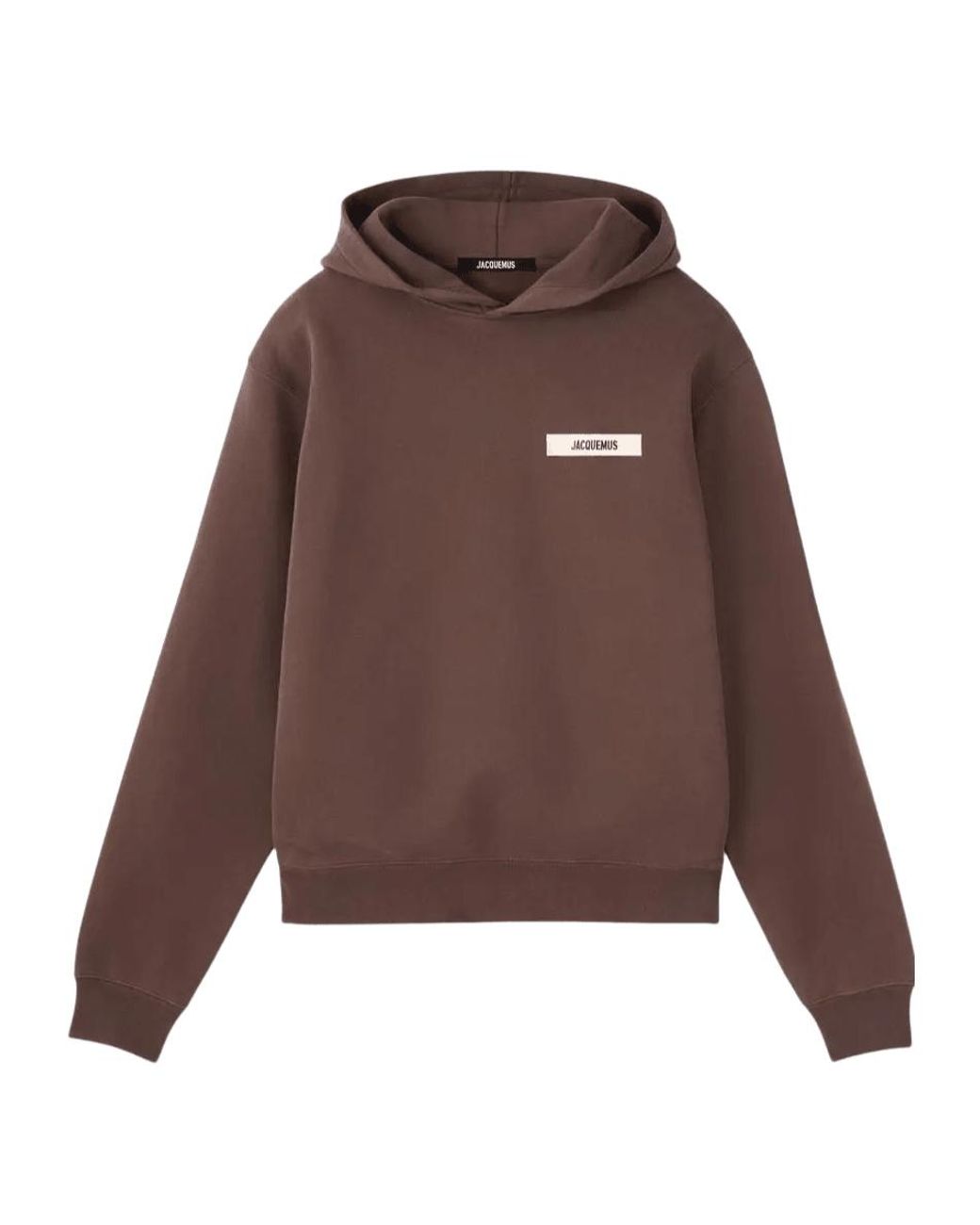 Jacquemus Brown Sweatshirt With Logo for men