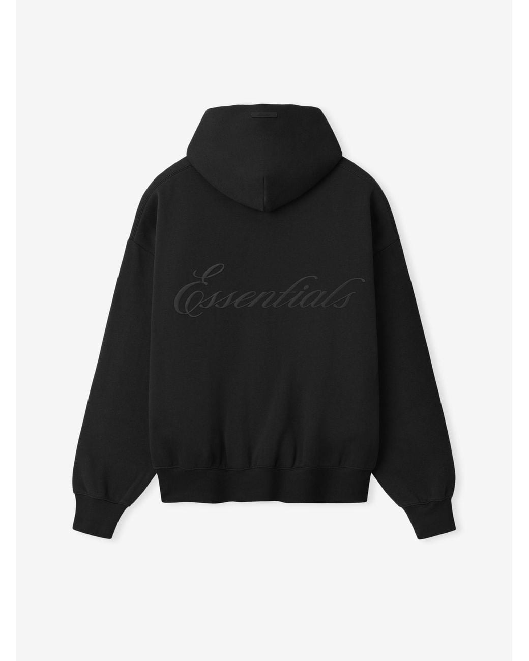 Fear Of God Black Zipper Hoodie for men