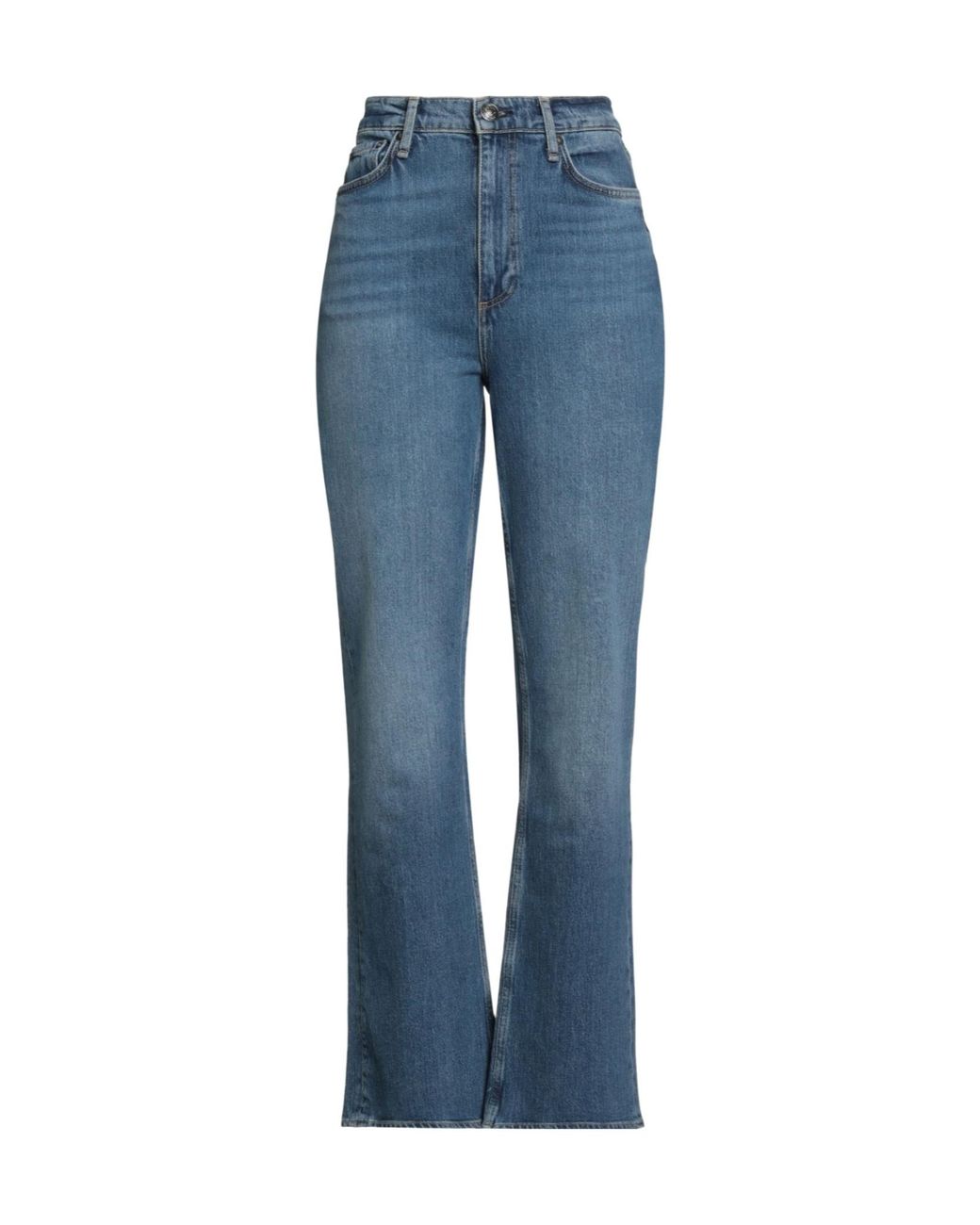 Rag & Bone Blue High-Waisted Medium Bootcut Jeans