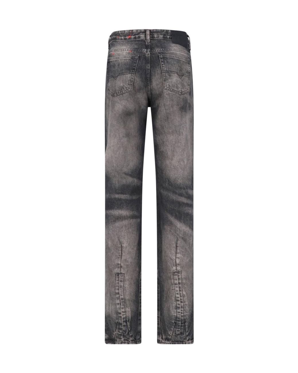 DIESEL Gray D-Heel-Fsj L32 Straight-Leg Jeans