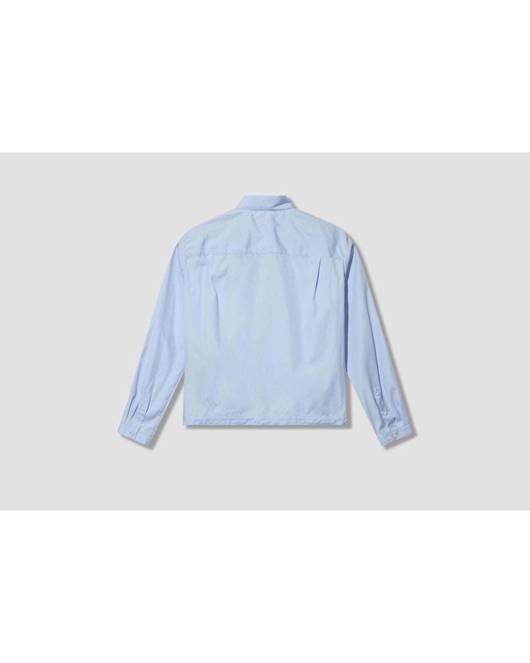 Dries Van Noten Blue Long-Sleeved Shirt for men