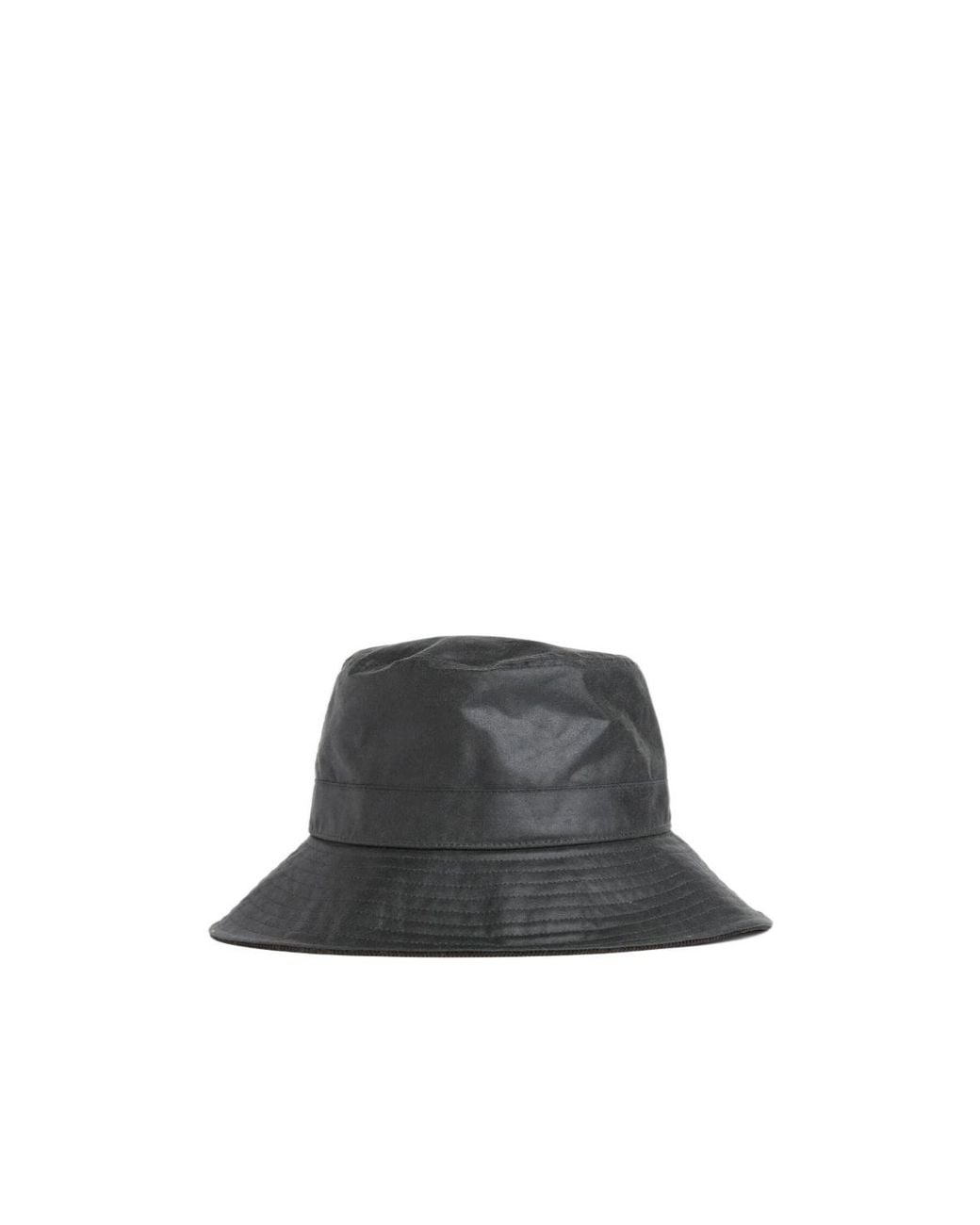 Barbour Gray X A.P.C. Waxed Bucket Hat for men