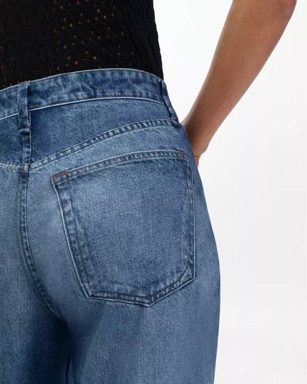 Rag & Bone Blue Miramar Sofie Wide-Leg Pants