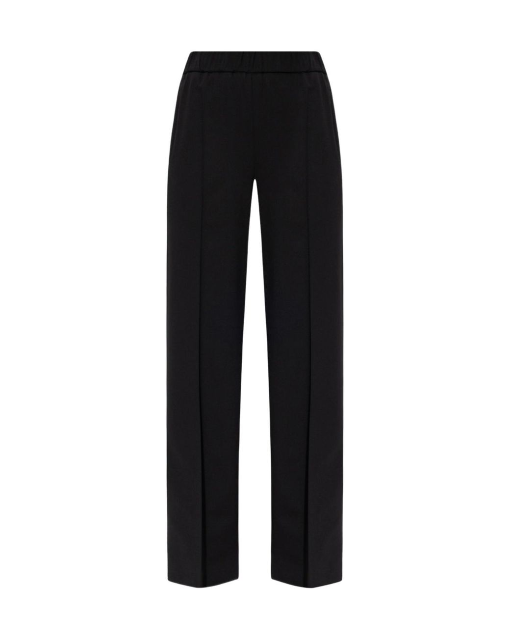 Dolce & Gabbana Black Pressed Crease Pants