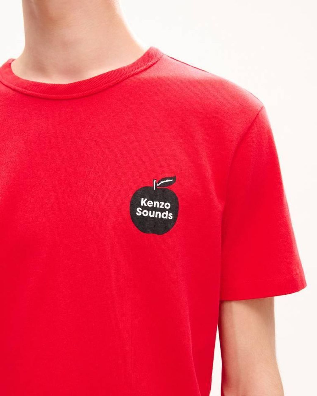 KENZO Red Sounds' Slim T-Shirt for men