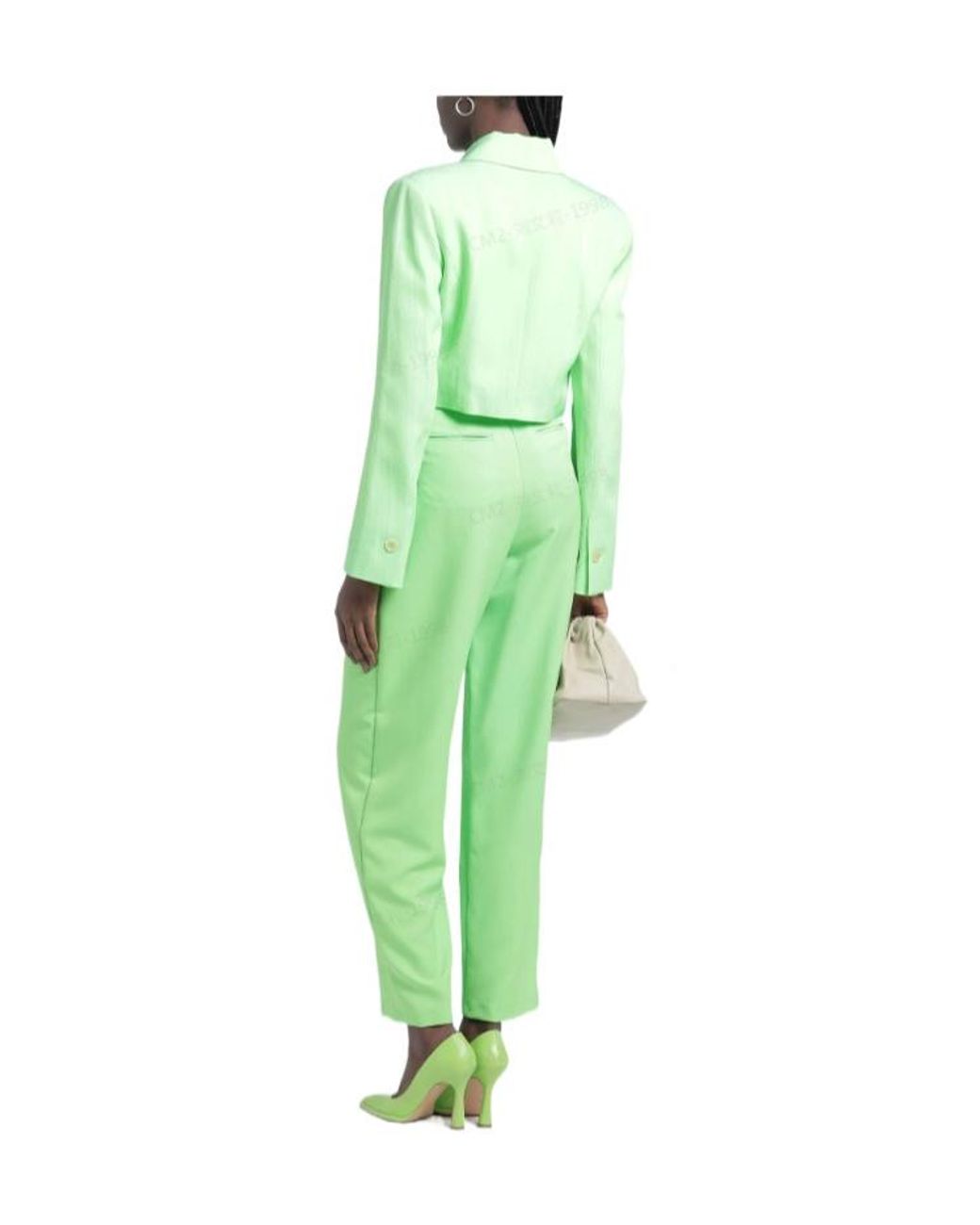 Jacquemus Green Minimalist Single-Breasted Blazer