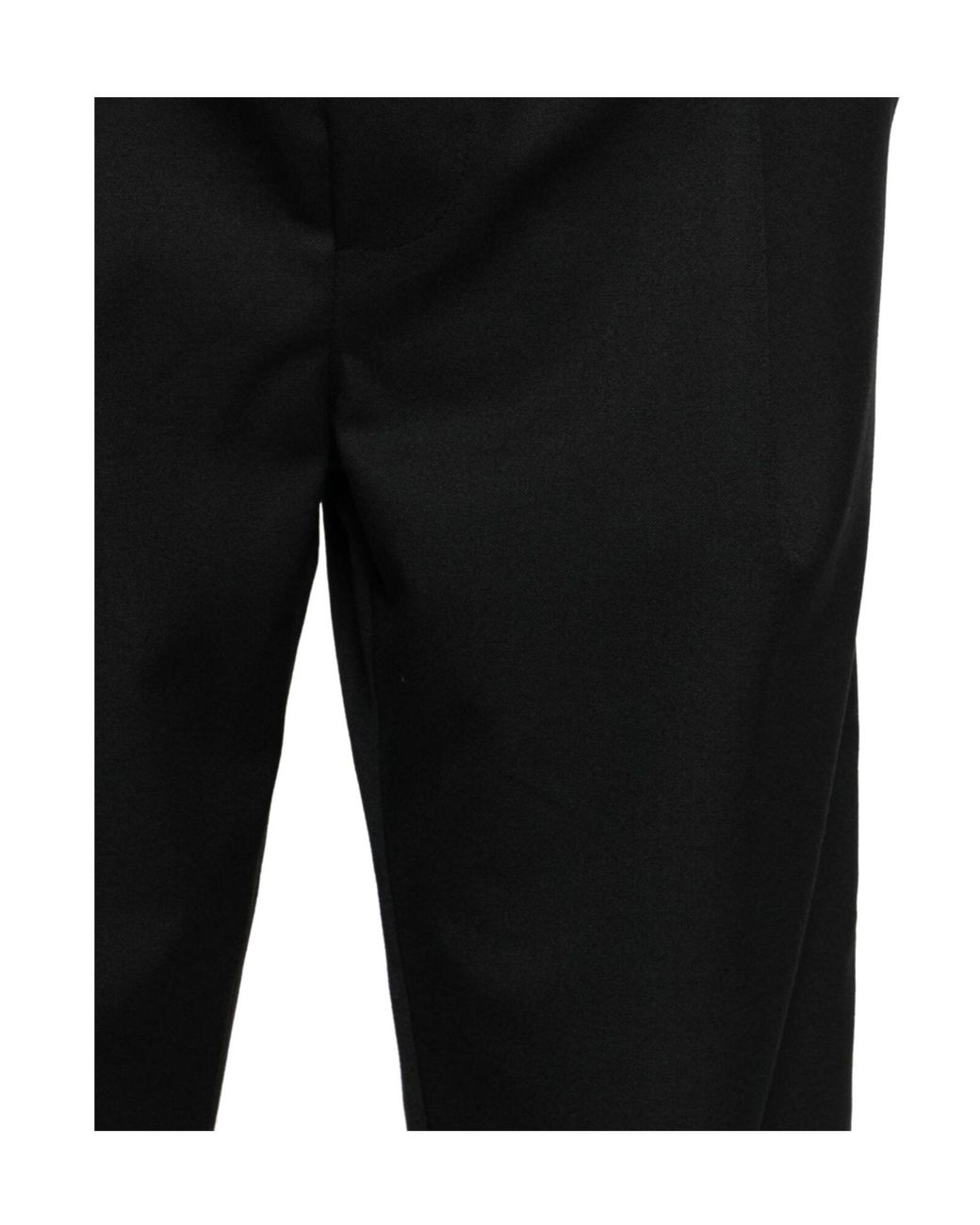 Drole de Monsieur Black Drôle De Monsieur Pleated Drawstring Pants for men