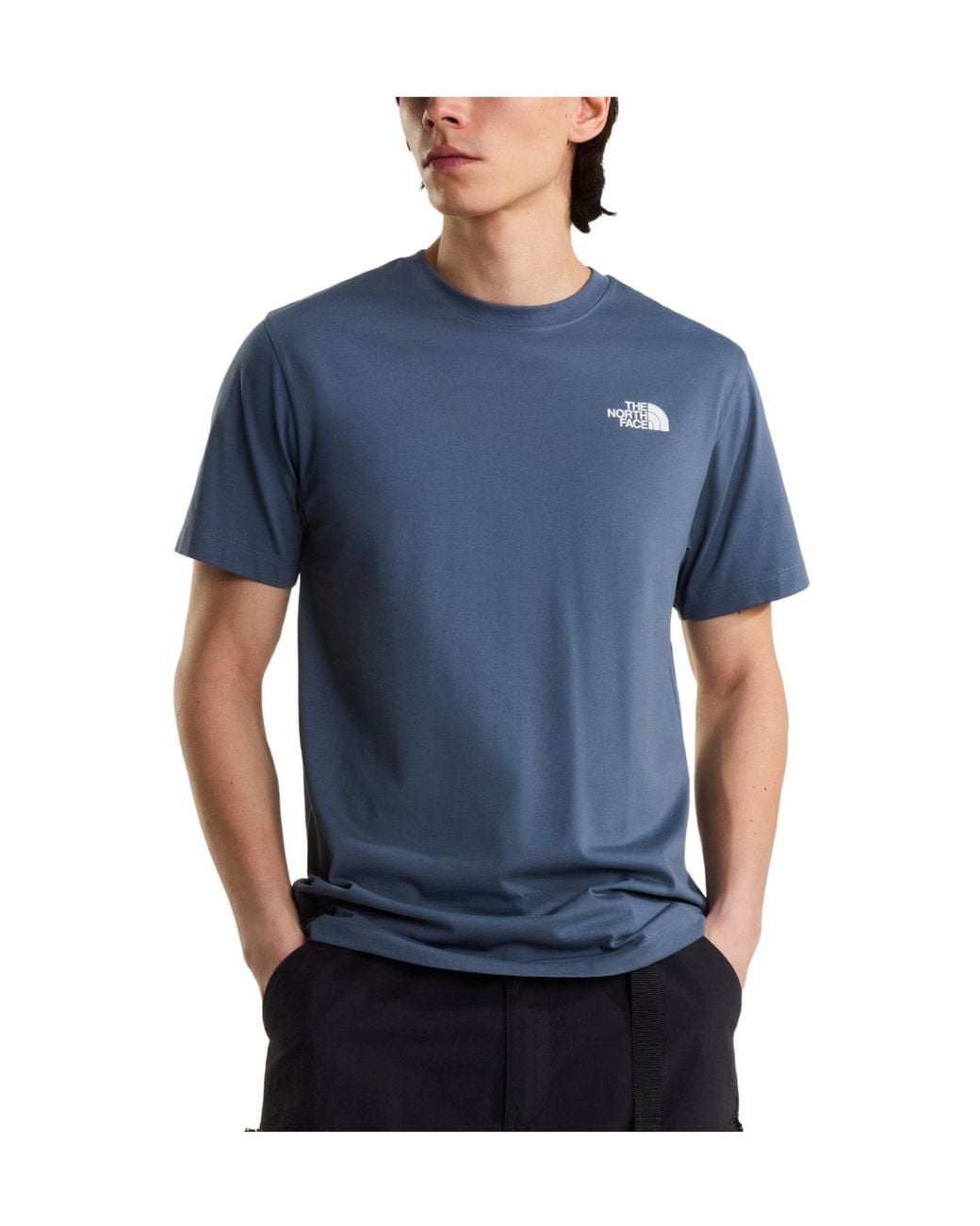 The North Face Blue Regular Fit T-Shirt for men
