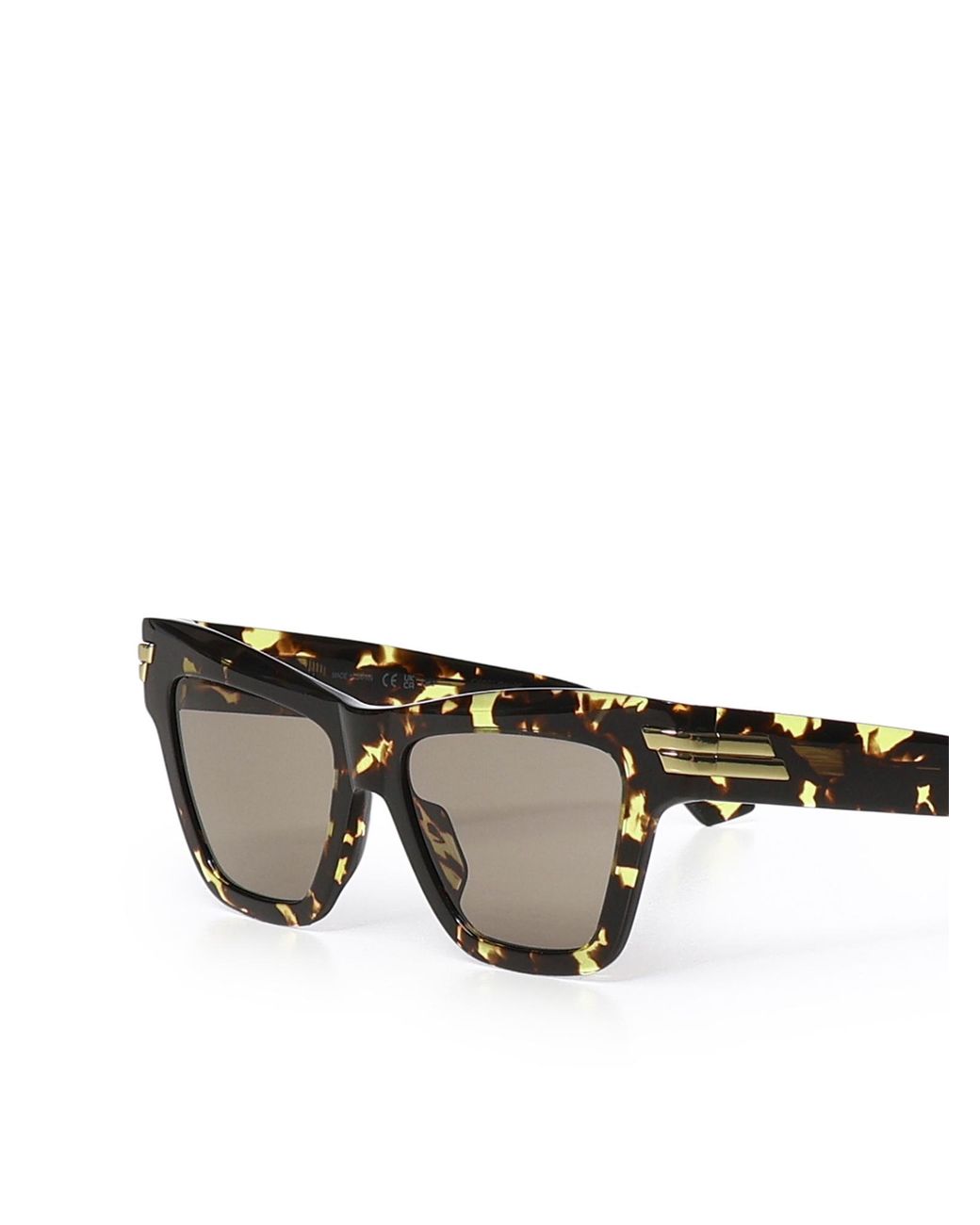 Bottega Veneta Metallic Full-Frame Sunglasses