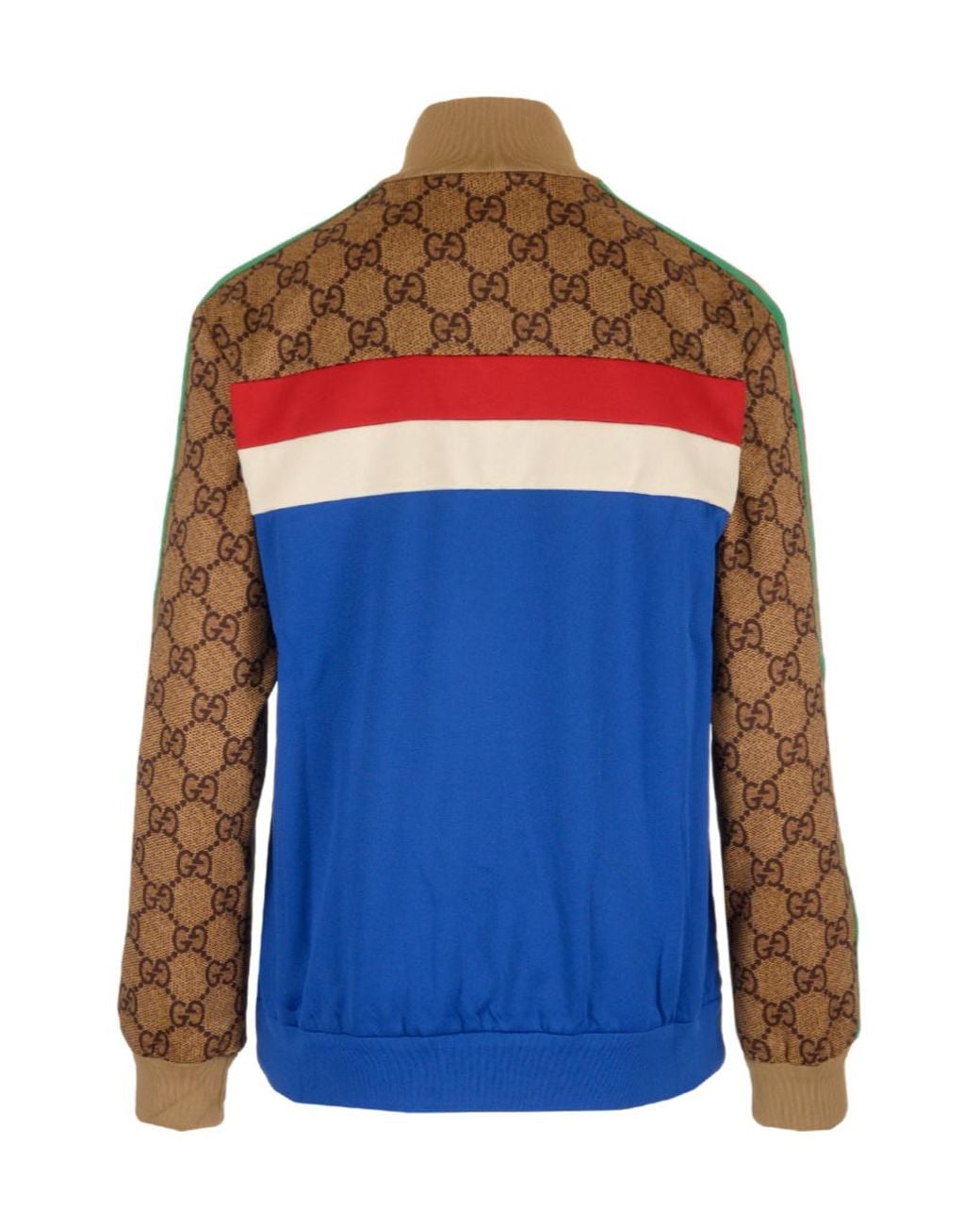 Gucci Blue Gg Technical Jersey Jacket