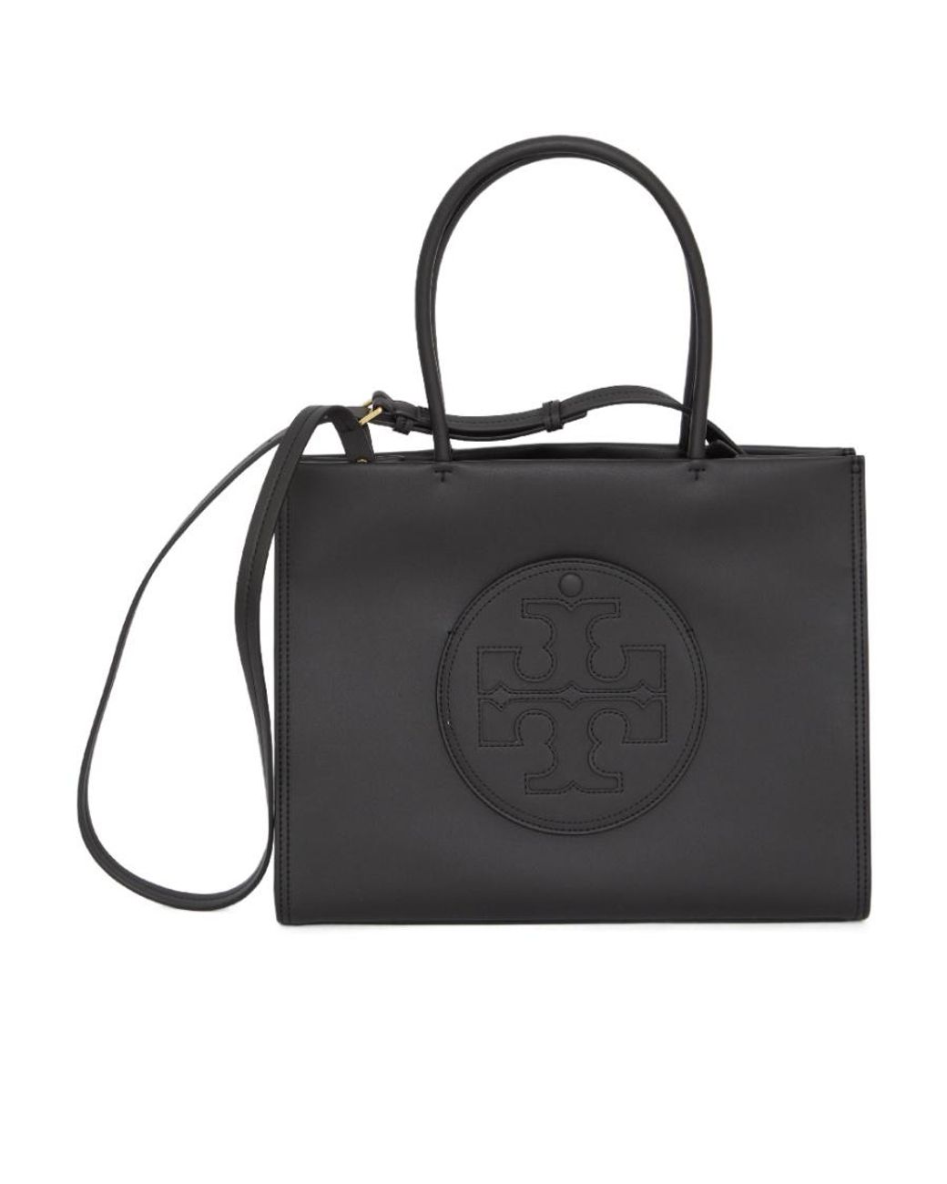 Tory Burch Black Ella Bio Small Top Handle Bag