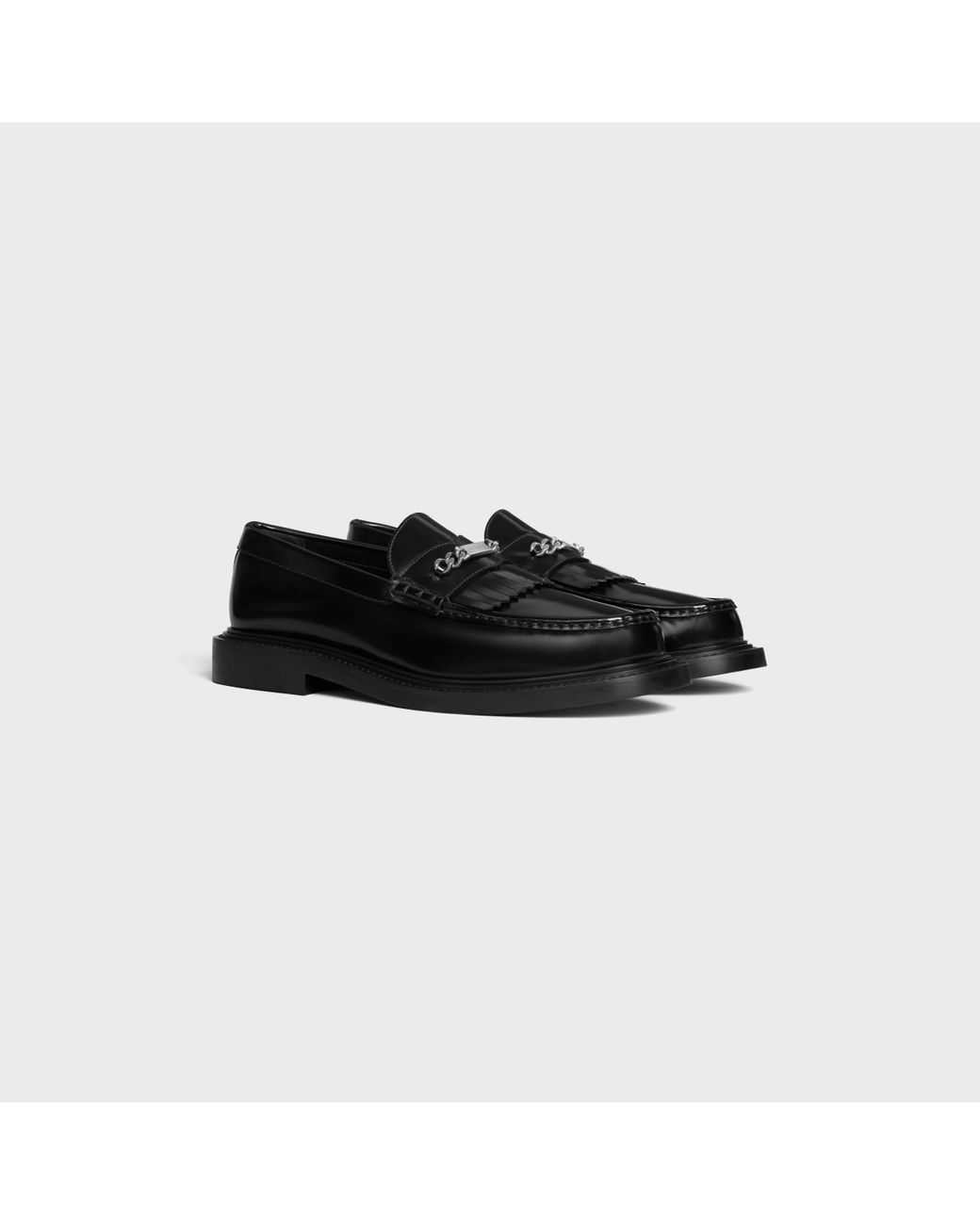 Céline Black Universite Chunky Loafer for men