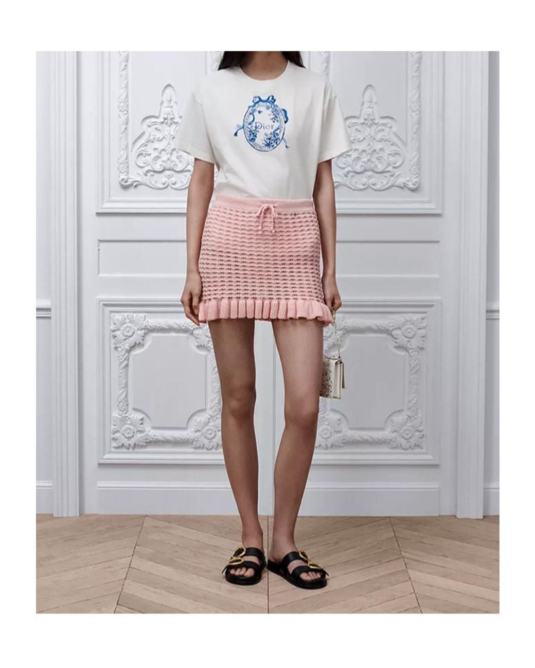 Dior White Iviera Oversized T-Shirt