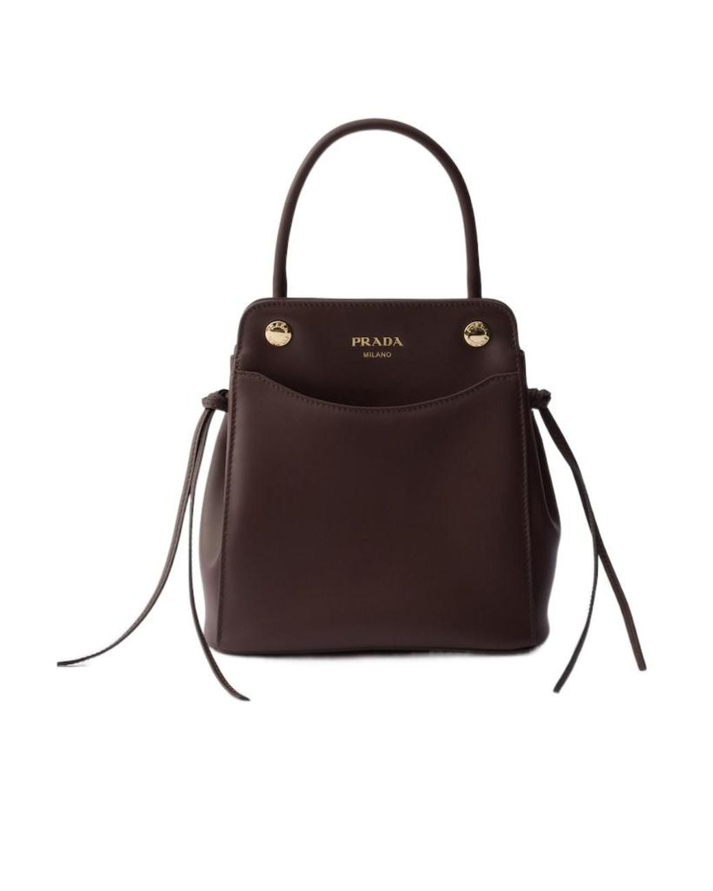 Prada Brown Carry Mini Shoulder Bag