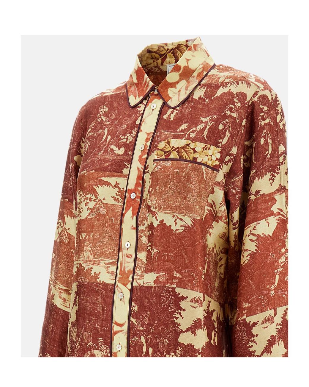 Pierre Louis Mascia Multicolor Silk Shirt