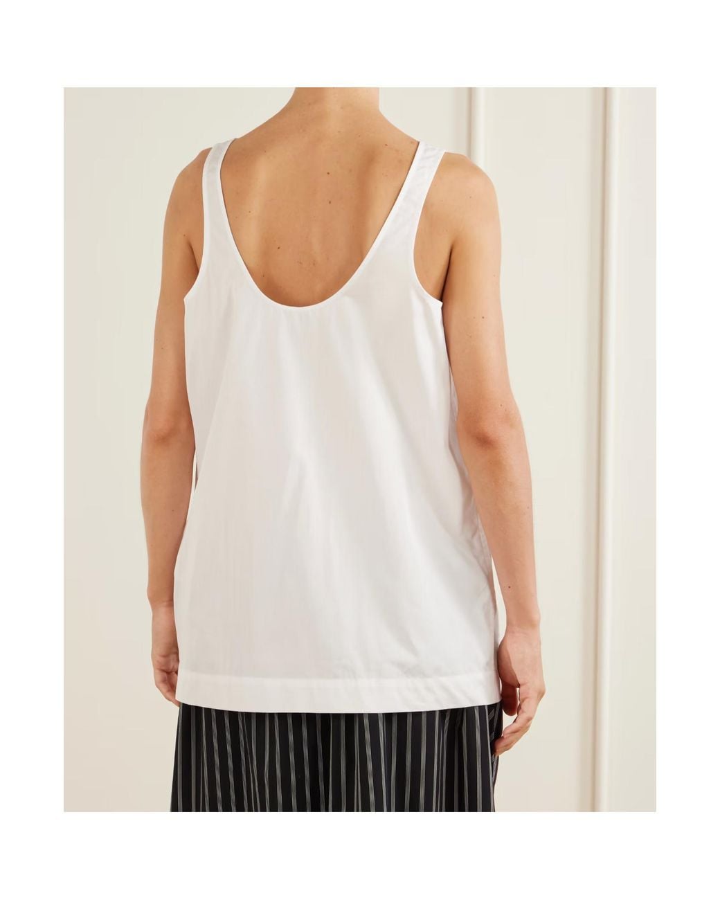 Totême White Sleeveless Vest