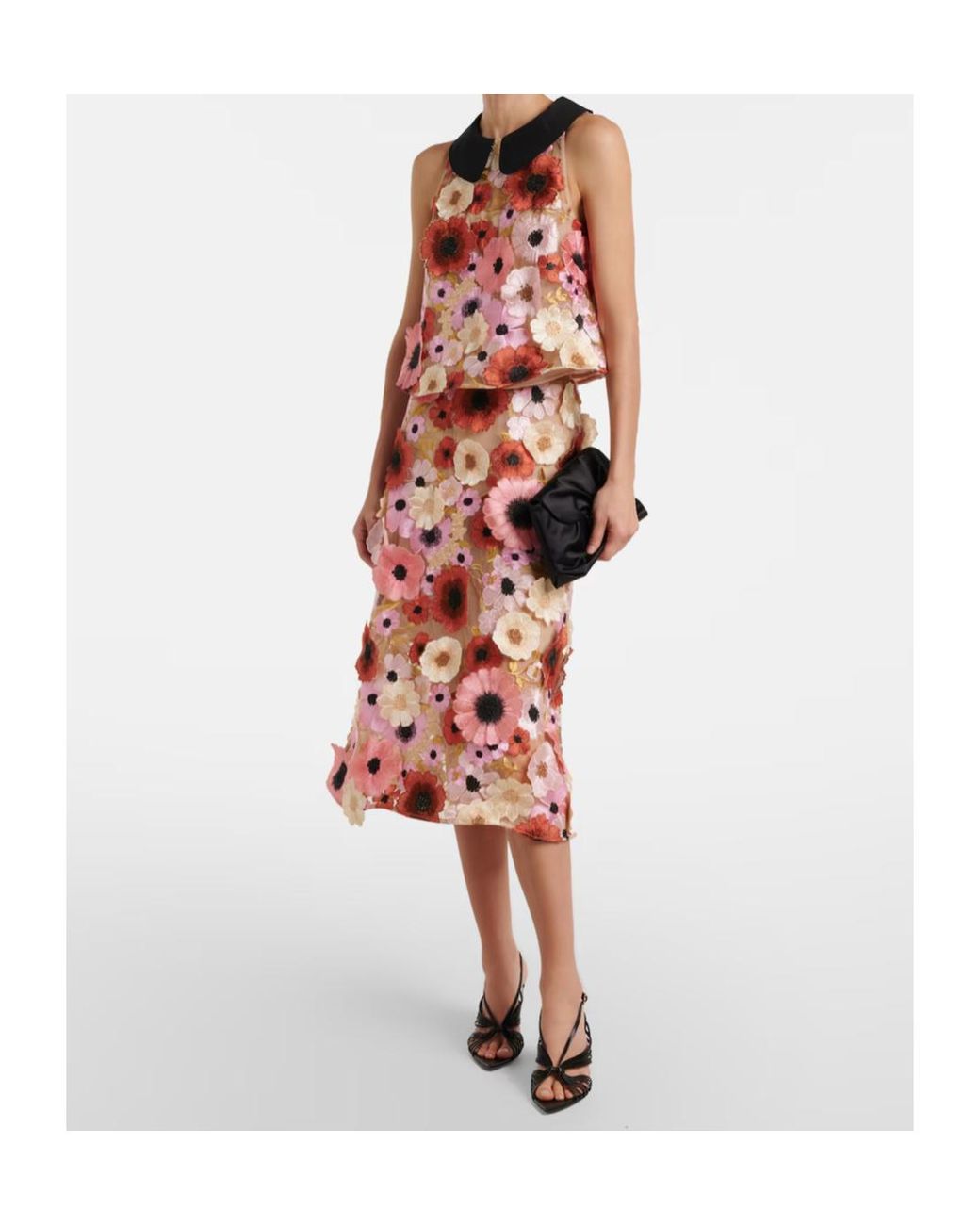 Dorothee Schumacher Multicolor Blooming Meadow Silk-Trimmed Top