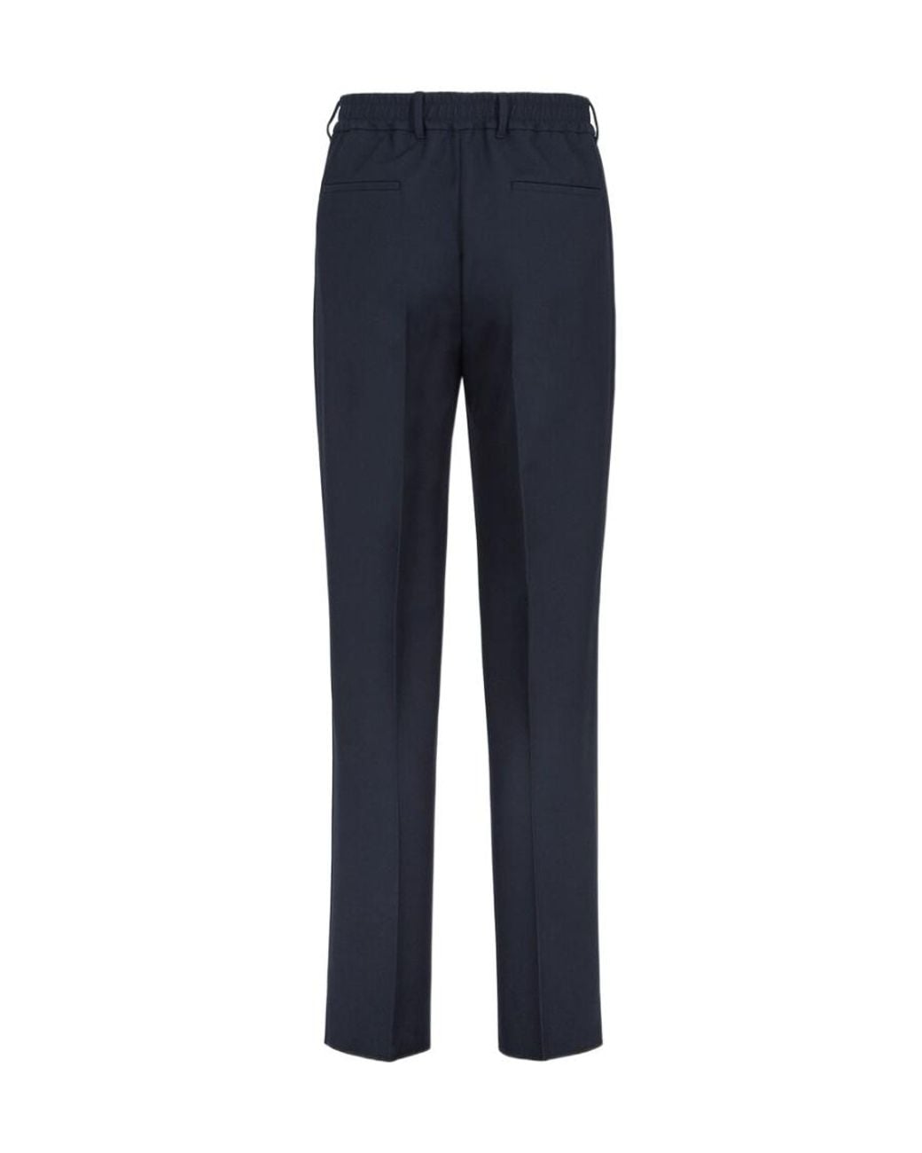 Fendi Blue Pleated Cigarette Pants for men