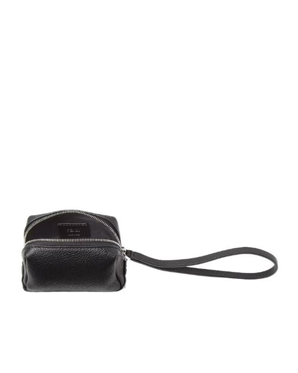 Fendi Black Lui Nano Clutch Bag for men